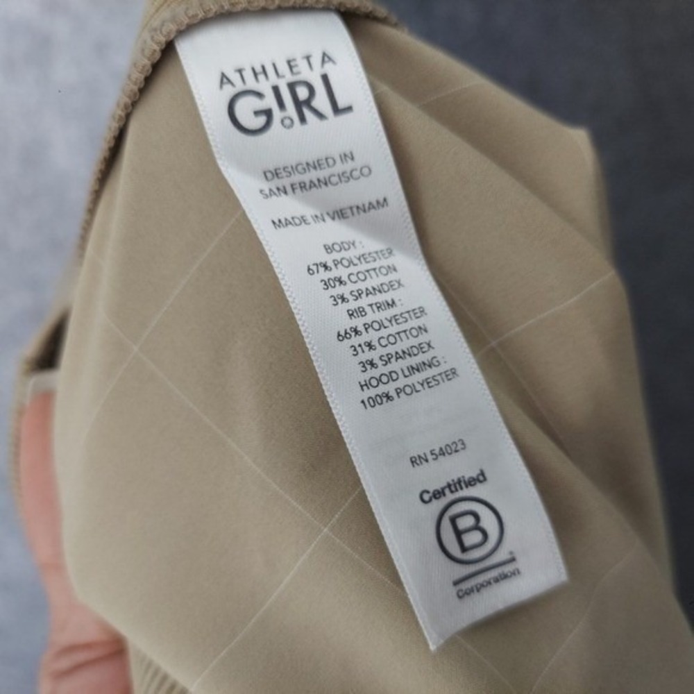 Athleta Brooklyn Pants Plus 20 Tan Windowpane Travel Stretch Tapered Pull On - Picture 11 of 11